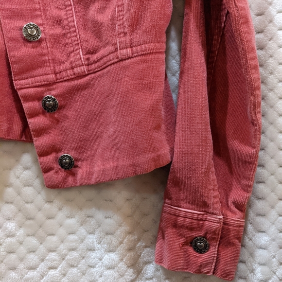 Pink XOXO Corduroy Jacket..size Small - Picture 8 of 15